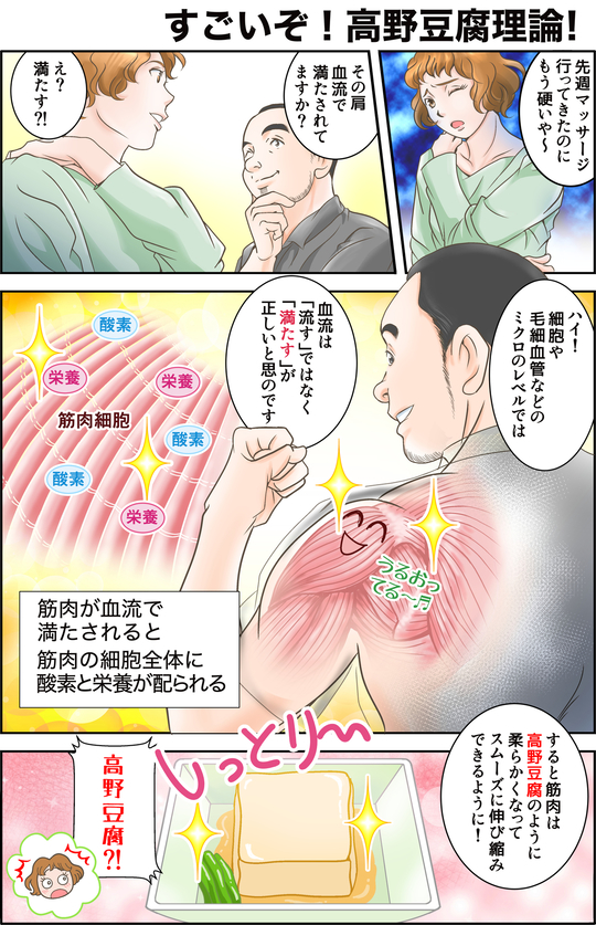 ②高野豆腐理論 - たまプラーザ駅から徒歩5分の整体院 Sin整体術 血流整体