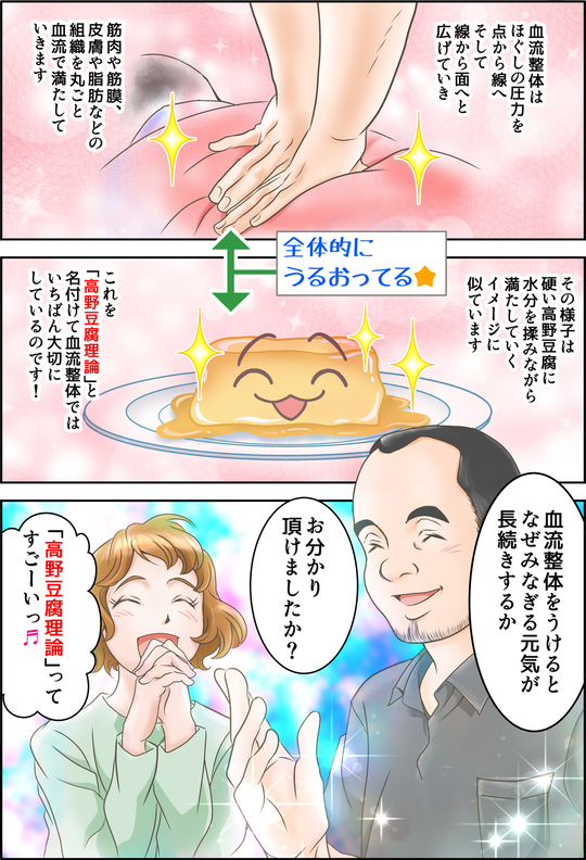 ②高野豆腐理論 - たまプラーザ駅から徒歩5分の整体院 Sin整体術 血流整体